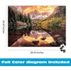image:imageBuffalo Games Joshua Snow Maroon Lake Reflections 2000 Piece Jigsaw Puzzle  385 x 265 in Large  2000 Piece Puzzles for Adults  Calming Solo Escape  Reference Poster Included