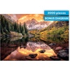 image:imageBuffalo Games Joshua Snow Maroon Lake Reflections 2000 Piece Jigsaw Puzzle  385 x 265 in Large  2000 Piece Puzzles for Adults  Calming Solo Escape  Reference Poster Included