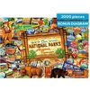 image:imageBuffalo Games Kate Ward Thacker  Our National Parks Collage  2000 Piece Jigsaw Puzzle 385 x 265 in Poster Included  Adult Puzzle  Vintage Travel Art  Reference Poster