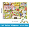 image:imageCEACO 300Piece Jigsaw Puzzle  Zoological Gardens 24 x 18 in  Challenging 300 Piece Puzzles for Adults  Vibrant Carnival Artwork Display  FocusBoosting Activity