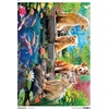 image:imageCEACO Doggies at the Koi Pond Jigsaw Puzzle  500Piece 2125 x 15 in  Peaceful Dog Scene Jigsaw Puzzles 500 Pieces for Adults  Assembly Kit amp Bonus Poster Guide
