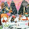 image:imageCEACO Holiday Parade Glitter Jigsaw Puzzle  100 Pieces 15 x 11in  Relaxing Easy Puzzles for Adults  Family Fun with 100 Piece Kit for Kids  Sparkling Glitter Design for Activities for Seniors