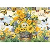 image:imageCEACO Honey Bee Floral Jigsaw Puzzle  500 Pieces 2125 x 15 in  Relaxing Focus Puzzles for Adults