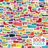 image:imageCeaco  Colorful Cats  100 Piece Jigsaw Puzzle