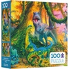 image:imageCeaco  Dinosaur Jungle  100 Piece Jigsaw Puzzle  Colorful Puzzle  PrecisionCut Pieces Beautiful Artwork and Hours of Relaxing Fun