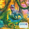 image:imageCeaco  Dinosaur Jungle  100 Piece Jigsaw Puzzle  Colorful Puzzle  PrecisionCut Pieces Beautiful Artwork and Hours of Relaxing Fun