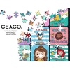 image:imageCeaco  Disney  Princess Collage  Glitter Puzzle  100 Piece Jigsaw Puzzle