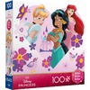 image:imageCeaco  Disney  Princess Trio  Glitter Puzzle  100 Piece Jigsaw Puzzle