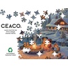 image:imageCeaco  Disney  Thomas Kinkade  Mickey and Minnie Christmas Lodge  500 Piece Holiday Puzzle  Festive Puzzle for Adults  PrecisionCut Pieces Winter Artwork Hours of Relaxing Fun