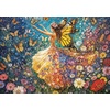 image:imageCeaco  JK Stewart  Lady Butterfly  500 Piece Jigsaw Puzzle  Relaxing and Fun Activity for Adults