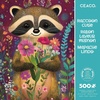 image:imageCeaco  JK Stewart  Raccoon Cutie  500 Piece Jigsaw Puzzle  Relaxing and Fun Activity for Adults
