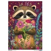 image:imageCeaco  JK Stewart  Raccoon Cutie  500 Piece Jigsaw Puzzle  Relaxing and Fun Activity for Adults