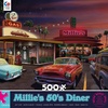 image:imageCeaco  Land of The Free  Millies 50s Diner  500 Piece Jigsaw Puzzle