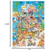 image:imageCeaco  RJ Crisp  Bearly a Vacation  500 Piece Jigsaw Puzzle  Relaxing and Fun Activity for Adults