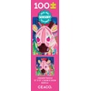 image:imageCeaco  Sensory Textures  Colorful Zebra  100 Piece Jigsaw Puzzle