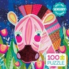 image:imageCeaco  Sensory Textures  Colorful Zebra  100 Piece Jigsaw Puzzle