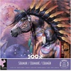 image:imageCeaco  Shaman Puzzle  Laurie Prindle  500 Piece Jigsaw Puzzles for Adults  Native American Art  Premium Board  Bonus Poster  24 x 18  USA Made