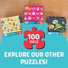 image:imageChuckle amp Roar  Cool Cats Glitter 100 Piece Jigsaw Puzzle for Kids Ages 6  Educational Puzzle with Glitter Accents  Fine Motor Skills and Screen Free Fun  Giftable Kids Puzzle 11 x 15 InchesAdventure Awaits