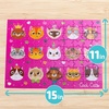 image:imageChuckle amp Roar  Cool Cats Glitter 100 Piece Jigsaw Puzzle for Kids Ages 6  Educational Puzzle with Glitter Accents  Fine Motor Skills and Screen Free Fun  Giftable Kids Puzzle 11 x 15 InchesCool Cats