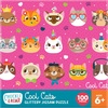 image:imageChuckle amp Roar  Cool Cats Glitter 100 Piece Jigsaw Puzzle for Kids Ages 6  Educational Puzzle with Glitter Accents  Fine Motor Skills and Screen Free Fun  Giftable Kids Puzzle 11 x 15 InchesCool Cats
