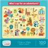 image:imageChuckle amp Roar  Cool Cats Glitter 100 Piece Jigsaw Puzzle for Kids Ages 6  Educational Puzzle with Glitter Accents  Fine Motor Skills and Screen Free Fun  Giftable Kids Puzzle 11 x 15 InchesAdventure Awaits