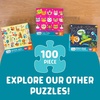 image:imageChuckle amp Roar  Cool Cats Glitter 100 Piece Jigsaw Puzzle for Kids Ages 6  Educational Puzzle with Glitter Accents  Fine Motor Skills and Screen Free Fun  Giftable Kids Puzzle 11 x 15 InchesCool Cats