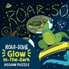 image:imageChuckle amp Roar  RoarSome Glow in The Dark Jigsaw Puzzle for Kids  100 Piece Educational Space Dino Puzzle  Ages 6  Fun Learning Fine Motor Skills Screen Free Activity