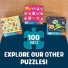 image:imageChuckle amp Roar  RoarSome Glow in The Dark Jigsaw Puzzle for Kids  100 Piece Educational Space Dino Puzzle  Ages 6  Fun Learning Fine Motor Skills Screen Free Activity