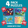 image:imageChuckle amp Roar XXL Jigsaw Puzzle Set  Pack of 4 100Piece amp 200Piece Sets  4 Educational Themes amp Puzzles for Kids Ages 6  Progressive 100Count Challenge  Durable XXL Buildables