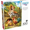 image:imageBuffalo Games  Nadia Strelkina  Summer Farm Friends  500 Piece Jigsaw Puzzle for Adults Challenging Puzzle Perfect for Game Nights  Finished Size is 2125 x 1500