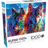 image:imageBuffalo Games Blend COTA Wolves True Love 1000 Piece Jigsaw Puzzle  2675 x 1975 in 14  Vibrant Art Puzzle  Includes Poster  Relaxing Wolf Artwork