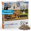 image:imageBuffalo Games Charles Wysocki Roll Call with a Bang 300Piece Jigsaw Puzzle  2125 x 15 in  67 Larger Shapes amp 300 Piece Puzzles for Adults  Bonus FullColor Poster amp Jigsaw Set for Seniors