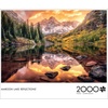 image:imageBuffalo Games Joshua Snow Maroon Lake Reflections 2000 Piece Jigsaw Puzzle  385 x 265 in Large  2000 Piece Puzzles for Adults  Calming Solo Escape  Reference Poster Included