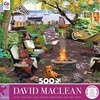 image:imageCeaco  David Maclean  Marians Garden  500 Piece Jigsaw Puzzle 24 x 18