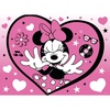image:imageCeaco  Disney  Minnie Mouse  Minnie Heart  Glitter Puzzle  100 Piece Jigsaw Puzzle