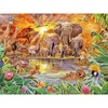 image:imageCeaco  Foil Puzzle  Steve Sundram  Watering Hole  500 Piece Jigsaw Puzzle