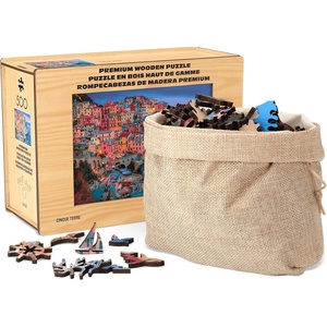 image:imageBuffalo Games  500 Piece Wooden Jigsaw Puzzle Hawaiian Food Truck Festival Premium Quality Wooden Box  Ages 14Cinque Terre
