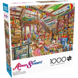 image:imageBuffalo Games  Aimee Stewart  Toy Shoppe  1000 Piece Jigsaw Puzzle  Colorful Puzzles  PrecisionCut Pieces Beautiful Artwork and Hours of Relaxing Fun