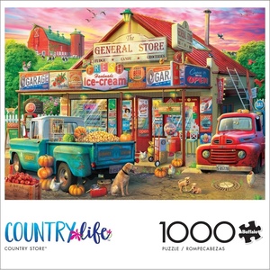 image:imageBuffalo Games  Antique Barn  Eduard  500 Piece Jigsaw Puzzle for Adults  Charming Country Life Scene  Challenging Puzzle Perfect for Game Nights  Finished Size 2125 x 1500Country Store