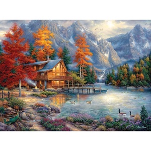image:imageBuffalo Games  Chuck Pinson  Space for Reflection  1000 Piece Fall Jigsaw Puzzle  Festive Puzzle for Adults  PrecisionCut Pieces Autumn Artwork and Hours of Relaxing Fun