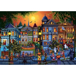 image:imageBuffalo Games  Dowdle  Trick or Treat  300 Piece Jigsaw Puzzle for Adults  Challenging Puzzle Perfect for Game Nights  Finished Size is 2125 x 1500