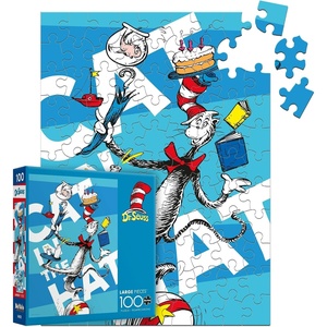 image:imageBuffalo Games  Dr Seuss Enterprises  Cat in the Hat  Jigsaw Puzzle  Perfect for Game Nights  Finished Size is 1500 x 1100  PrecisionCut Pieces Beautiful Artwork and Hours of Relaxing Fun