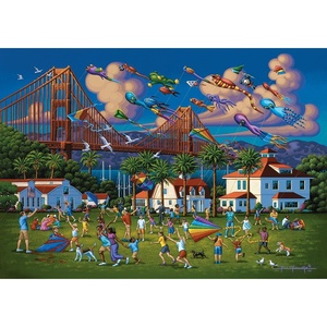 image:imageBuffalo Games  Gold  Eric Dowdle  Golden Gate Bridge  500 Piece Jigsaw Puzzle for Adults  Challenging Puzzle Perfect for Game Nights