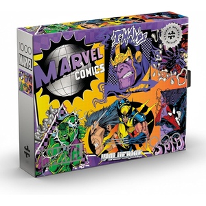 image:imageBuffalo Games  Marvel Comics  1000 Piece Silver Select Jigsaw Puzzle  Colorful Puzzles for Adults  PrecisionCut Pieces Beautiful Artwork and Hours of Relaxing Fun