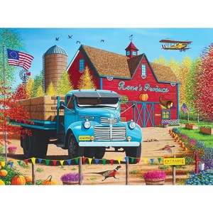 image:imageBuffalo Games  Renes Produce  Mike Bennet  Country Life 1000 Piece Jigsaw Puzzle  Colorful Fall Puzzles for Adults  PrecisionCut Pieces Autumn Artwork Relaxing Seasonal Fun