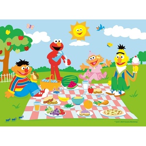 image:imageBuffalo Games  Sesame Workshop  Sunny Day Sesame  100 Piece Jigsaw Puzzle for Families Challenging Puzzle Perfect for Game Nights  Finished Size is 1500 x 1100