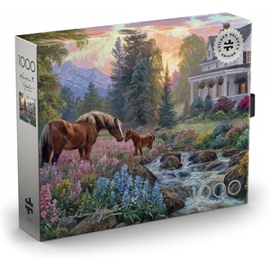 image:imageBuffalo Games  Silver Select  Abraham Hunter  Floral Pasture  1000 Piece Jigsaw Puzzle for Adults Challenging Puzzle Perfect for Game Nights  PrecisionCut Pieces