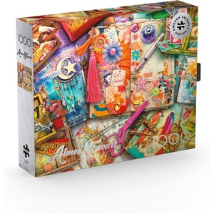 image:imageBuffalo Games  Silver Select  Aimee Stewart  The Junk Journalers Desk  1000 Piece Jigsaw Puzzle for Adults  Challenging Puzzle Perfect for Game Nights  Finished Size is 2675 x 1975