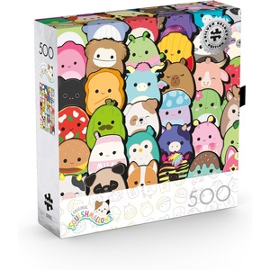 image:imageBuffalo Games  Squishmallows  500 Piece Silver Select Jigsaw Puzzle  Colorful Puzzles for Adults  PrecisionCut Pieces Beautiful Artwork and Hours of Relaxing Fun