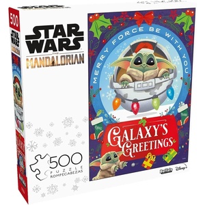 image:imageBuffalo Games  Star Wars  Galaxys Greetings  500 Piece Christmas Jigsaw Puzzle  Colorful Holiday Puzzles for Adults  PrecisionCut Pieces Beautiful Winter Artwork and Hours of Festive Fun